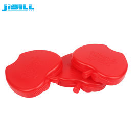 Các gói băng dễ thương có hiệu quả cao có thể tái sử dụng miễn phí Bpa Đồ đá hình quả táo màu đỏ cho túi mát hơn