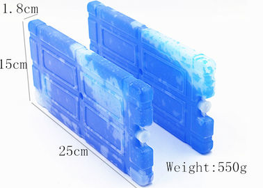 Không độc hại loại thực phẩm Eutectic Cold Plates Gel Polymer Cold Bricks Cho hộp làm mát Cho thực phẩm đông lạnh