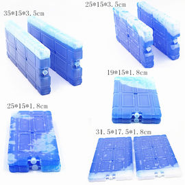 Không độc hại loại thực phẩm Eutectic Cold Plates Gel Polymer Cold Bricks Cho hộp làm mát Cho thực phẩm đông lạnh