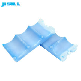 HDPE Hard Shell Vú Sữa Ice Pack Wave Shape 450Ml Mật độ cao Polyetylen