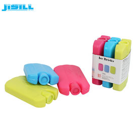 Thùng băng nhỏ cho trẻ em cho túi ăn trưa, Thùng Gel đông lạnh màu đỏ 12 * 7,8 * 2cm Kích thước cho thực phẩm đông lạnh