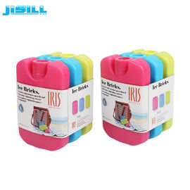 Thùng băng nhỏ cho trẻ em cho túi ăn trưa, Thùng Gel đông lạnh màu đỏ 12 * 7,8 * 2cm Kích thước cho thực phẩm đông lạnh