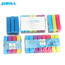 Màu sắc tùy chỉnh Mini Ice Packs PCM Gel Để Lưu trữ kem Với Bao bì Carton Cho Thực phẩm đông lạnh
