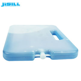 HDPE tái sử dụng nhựa bền gói băng lạnh lớn với tay cầm / gói đông lạnh lạnh cho thực phẩm đông lạnh