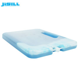 HDPE tái sử dụng nhựa bền gói băng lạnh lớn với tay cầm / gói đông lạnh lạnh cho thực phẩm đông lạnh