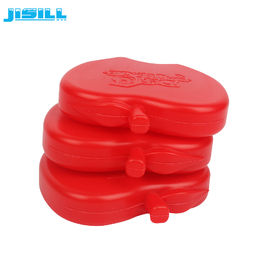 Túi đá mini tái sử dụng màu đỏ MSDS Phê duyệt cho trẻ em Túi làm mát thực phẩm đông lạnh