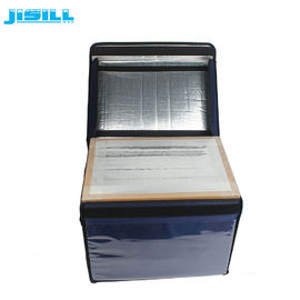 Vacuum Insulation Mobile Freezer Box , Portable Cooler Box 30*30*30cm Internal Size