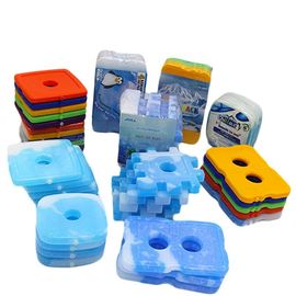 Plastic Shell Cold Ice Gel Packs , Cool Box Freezer Packs Environmental - Friendly